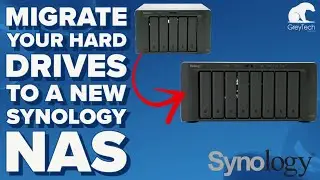 Перенесите жесткие диски на новый NAS-сервер Synology