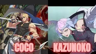 Guilty Gear Strive COCO Sin VS Kazunoko Lucy High Level Gameplay