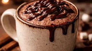 هوت شوكليت بصوص الشكولاتة هيدفينا وهتعملى كمان فى البيت بسهولة☕☕❤❤