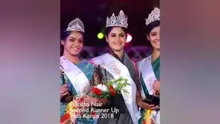Haritha Nair 2nd runner-up Miss Kerala #haritha #harthanair #ganga #chembarathi #misskerala