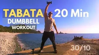 20 Min Dumbbell Workout / Tabata 30 10