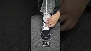 How to lace Nike Air Jordan 5 Retro Black Metallic Reimagined❤️☑️ #nike  #airjordan5 #springfashion