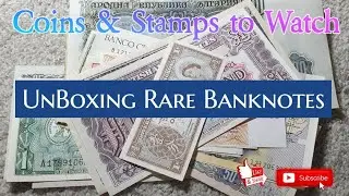 UnBoxing Rare Banknotes #collection  #collectibles #hobby #banknotes #banknotescollector #rare