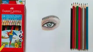 Faber castell colour pencils 24 shades