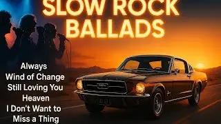 Classic Slow Rock Ballads Playlist | Inspired by Bryan Adams, Scorpions & Aerosmith | Relax Vibes