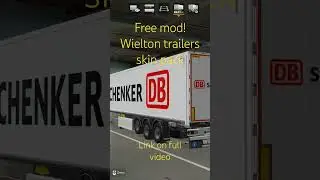 FREE MOD ETS2 1.48! WIELTON TRAILER SKINS PACK! Download link on full video! #ets2 #mod #pcgaming