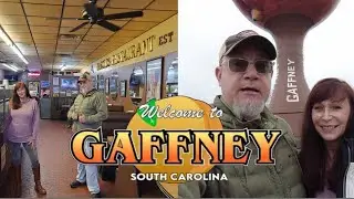 Gaffney, South Carolina | February 2023 | Harold's Restaurant, Peachoid and The Abyss!