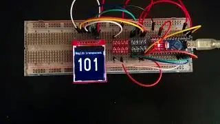 16 MHz Arduino, Ucglib library w/ ST7735, transparent rendering