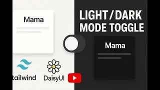 Effortless Light & Dark Mode Toggle with data-theme | Tailwind + DaisyUI 2 Minutes Magic