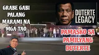 Pamasko sa Pamilya Duterte Dinagsa ng mga tao