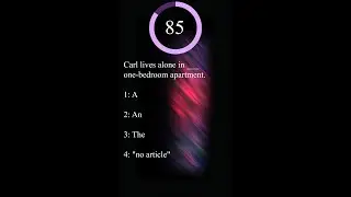 Test (QUIZ): English Articles: THE, AN, A (& NO Article) | Test Will Predict Your English