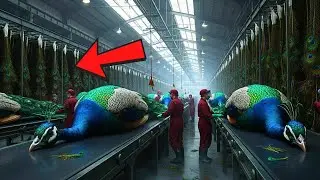 Inside The Peacock Factory: From Egg to Luxury Fashion Products (Full Documentary)