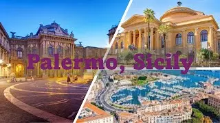 Tour of Palermo, Sicily. Visiting Santa Rosalia, Mercato Ballaro, Quattro Canti, Teatro Massimo etc.