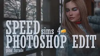 SIMS 4: SPEED PHOTOSHOP EDIT