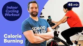 45 Minute Calorie Burning Indoor Cycling Workout | Motosumo