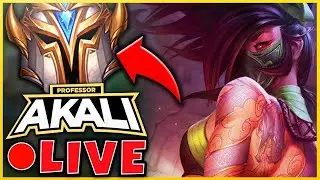 PROFESSOR AKALI - 80% WINRATE! #1 AKALI WORLD - RANK 1 INCOMING