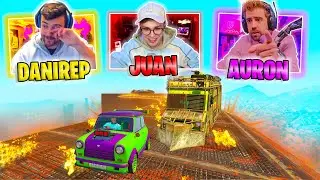 CARA A CARA DE FUEGO!! CON AURONPLAY , IBAI Y AMIGOS!! FINAL ÉPICO! - GTA V ONLINE