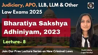 Bharatiya Sakshya Adhiniyam (BSA), 2023| Lecture-8| Test Identification Parade| Sec. 7| #bsa2023 