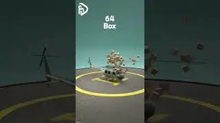Helicopter vs Falling Blocks | 1&ndash;5000 Block Simulation