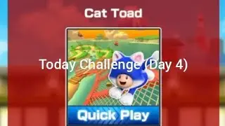 Mario vs. Peach Tour | Today's Challenge Day 4 of 14 | Cat Toad races in Cheep Cheep Island T