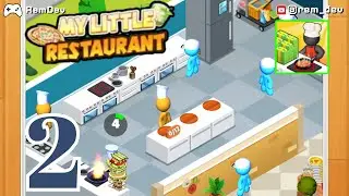 My Little Restaurant Level 2 Gameplay – Idle Restaurant Simulator Mobile Game