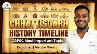 📜 Chhattisgarh History Timeline Explained | CGPSC Most Important Topic | Mentor Gyan