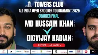 T1 - QUARTER FINAL - MD HUSSAIN KHAN (RSPB) vs DIGVIJAY KADIAN (HAR)