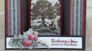 Autumn Toile Fun Fold