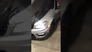 6.3 vs 4.0 v8 REV BATTLE!!! Both cars full stage2 #earporn #6.3 #amg #c63s
