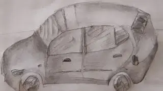 Car drawing #youtubeshort #video #shortsvideo #short