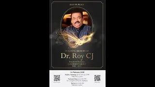 Funeral Mass ll Dr. Roy CJ Founder & Chairman ll CONFIDENT GROUP ll 1st Feb 2026 ll 2:30 PM