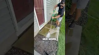 HOA Tried To FINE This Elderly Woman!!😡 #satisfying #shorts #pressurewashing #fyp #reels