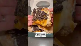 Cinnabon just dropped a new twist on their classic roll  #cinnabon #cinnacinnamo#oreo