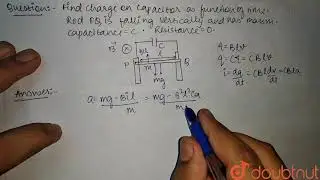 Figure-5.39 shows two vertical smooth rails AB and CD separated by a distance l. Ends A and