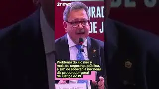 Problema do Rio n&atilde;o &eacute; mais de seguran&ccedil;a p&uacute;blica, e sim de soberania nacional, diz procurador-geral