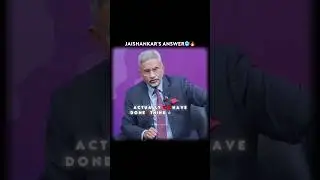 Dr. S Jaishankar&rsquo;s sharp reply on Kashmir 🗿🔥