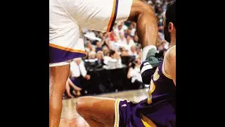 Charles Barkley and Vlade Divac NBA Playoffs 1993 Game 2