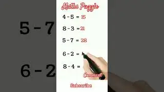 Maths Puzzle #mathsriddle #maths #shorts #viral #maths #mathspuzzle #riddletime #riddlechallenge