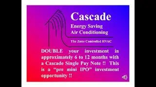 Cascade Presentation - Double your money with a pre 