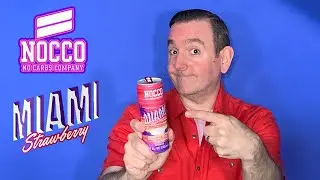 Обзор энергетического напитка NOCCO Miami Strawberry; Лимитированная серия со вкусом NOCCO.