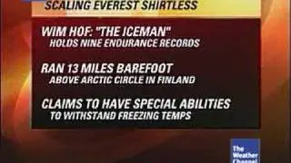 Climbing Mt. Everest without pants!