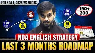 NDA English: Last 3 Months Complete English Strategy🔥  | NDA Preparation ✅ | NDA 1 2026 🎯