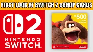 FIRST LOOK At NEW Nintendo Switch 2 eSHOP Cards 👀