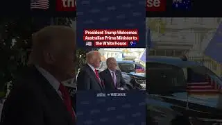 President Trump welcomes the Prime Minister of Australia, Anthony Albanese, to the White House. 🇺🇸🇦🇺