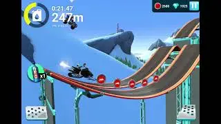 MMX Hill Dash 2 Snowmobile World Record