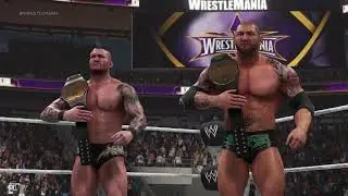 Kane & Daniel Bryan vs Batista & Orton WWE WORLD TAG TEAM CHAMPIONSHIPS HYPERMANIA 6