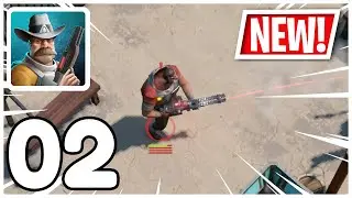 First Boss Fight - Space Marshals 3 - Gameplay Walkthrough Part 02 (iOS, Android)