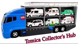 トミカ☆高級ミニカーを開封してコンボイ出発！ホンダNSXも参加☆Unbox luxury miniature cars and hit the road in a convoy