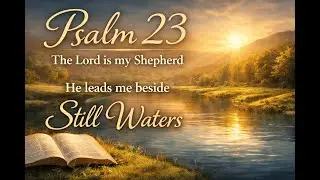 Psalm 23 Scripture Song | The Lord Is My Shepherd | Peaceful Bible Verses in Music