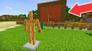 MCPE 1.6 BETA! - SELF BUILDING HOUSE in Minecraft Pocket Edition!